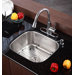 Stainless Steel 16 Gauge Undermount  20" Single Bowl Kitchen Sink