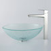 Broken Glass Vessel Sink and Virtus Faucet