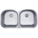 39 inch Undermount 50/50 Double Bowl Stainless Steel Kitchen Sink