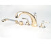 Fino Double Handle Thermostatic Roman Tub Faucet with Hand Shower