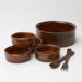 Rubberwood 7 Piece Salad Serving Set
