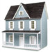Finished 1/2 Scale Farmhouse in Blue