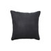 Premium Suede Black Square Pillow (Machine Washable)