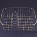 WireCraft 16.25" x 19.25" Rinsing Basket in Stainless Steel