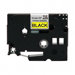 Industrial Tape, Laminated, 1/2" Size, Black/Yellow