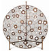 Essentials Ocean Bubbles Charger in Brushed Copper with Bronze
