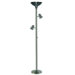 Sleek Shot Torchiere Floor Lamp in Steel