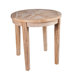 Nantucket Solid Teak Round Side Table