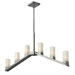 Omni 6 Light Linear Chandelier