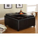 Maire Leatherette Cocktail Ottoman