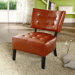 Madrid Leatherette Slipper Chair