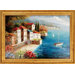Sailing Day Hand Painted Oil Canvas Art with Frame