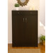 Brick Modern 5 Shelf Shoe Cabinet with 2 Drawers