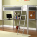 Apollo Twin Loft Bed with Desk and Bookshelves