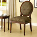 Titusville 3 Piece Cotton Slipper Chair and Side Table Set