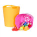 Bath Toy Storage in Pink & Orange