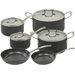 Vulcano Hard Anodized Aluminum 10-Piece Cookware Set