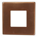 Metal Square Frame Tile Accent in Copper