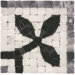 Mosaic Vine Listello Corner Tile Accent in Black / White