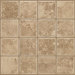 Colonnade 3" x 3" Ceramic Floor Tile in Coffee