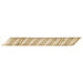 Resin Rope Trim Tile Accent in Travertine
