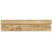 Tumbled Marble Chair Rail Tile Trim in Antique Gold