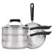 Stainless Steel 4-Piece Cookware Set