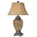 Urn Table Lamp with Shell Overlay (Set of 2)