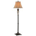 Accent Lighting Ribbed Crackle Glass Floor Lamp