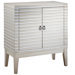 Cosmopolitan 2 Door Cabinet Mirrored Strips