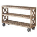 Paulina Rolling 3 Shelf Cart