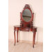 Carved Wood Vanity with Mirror