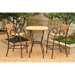 Valencia 3 Piece Bistro Bar Height Set