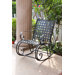 Iron Patio Scroll Rocking Chair