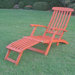 Yellow Balau Torino Steamer Lounge Chair