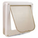 White Deluxe Four-Way Cat Flap
