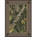 Mossy Oak Breakup Solid Border with Deer Heads Novelty Rug