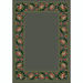 Design Center Floral Lace Aqua Rug