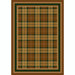 Design Center Magee Plaid Golden Amber Rug