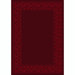 Design Center Ivy League Cranberry Rug
