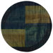 Kharma II Blue/Green Squares Rug