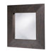 Boulder Square Mirror in Ebony