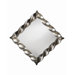 Minneapolis Wall Mirror in Bright Silver Leaf