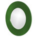 Metallic Vail Mirror in Emerald Green