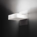 Beta Cross Wall Sconce in Soft White Lacquer
