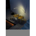 Halley Outdoor Arc Lamp in Black