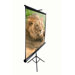 MaxWhite Tripod Series Tripod / Portable Pull Up Projector Screen - 119" Diagonal in Black Case