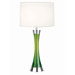 Sunderland  Table Lamp in Translucent Green