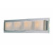 Garvin Four Light Wall Light in Polished Steel