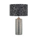 Silvio Ceramic Table Lamp in Silver